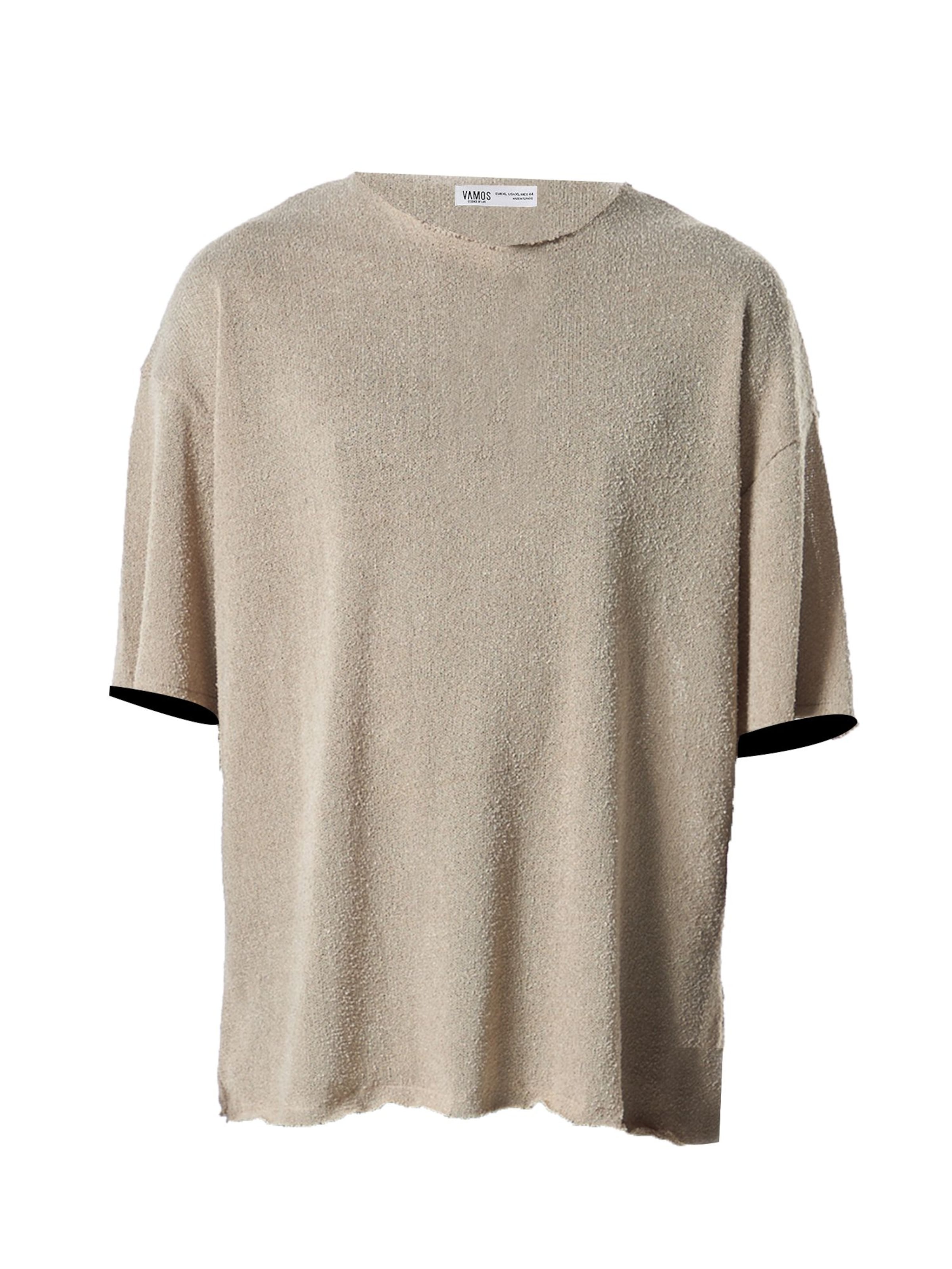 VAMOS CLO Bluser & t-shirts 'Tulip' i beige: forside