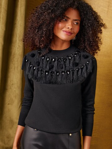Pullover di love & roses in nero