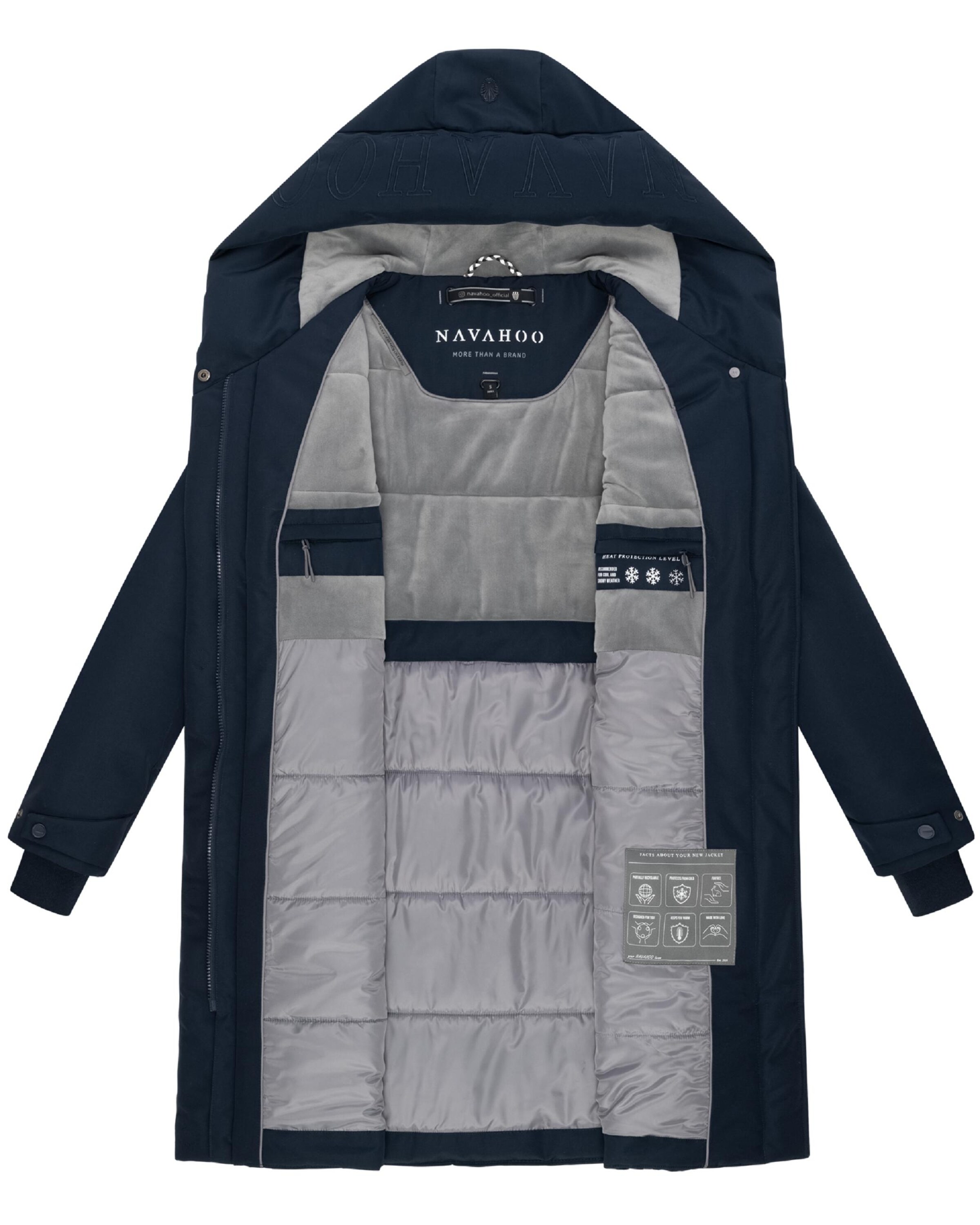 NAVAHOO Зимнее пальто 'Domingaa 14' в Синий