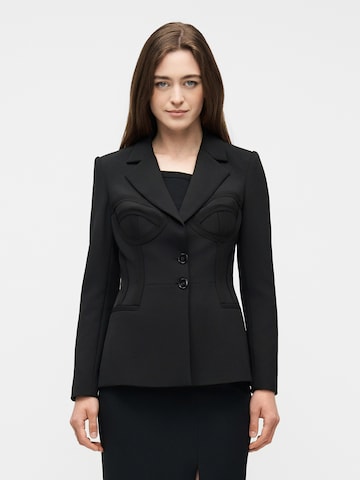 Elisabetta Franchi Kavaj i svart: framsida