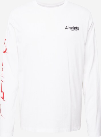 AllSaints Tričko – bílá: přední strana