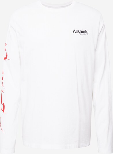 AllSaints Camiseta en rojo / blanco, Vista del producto
