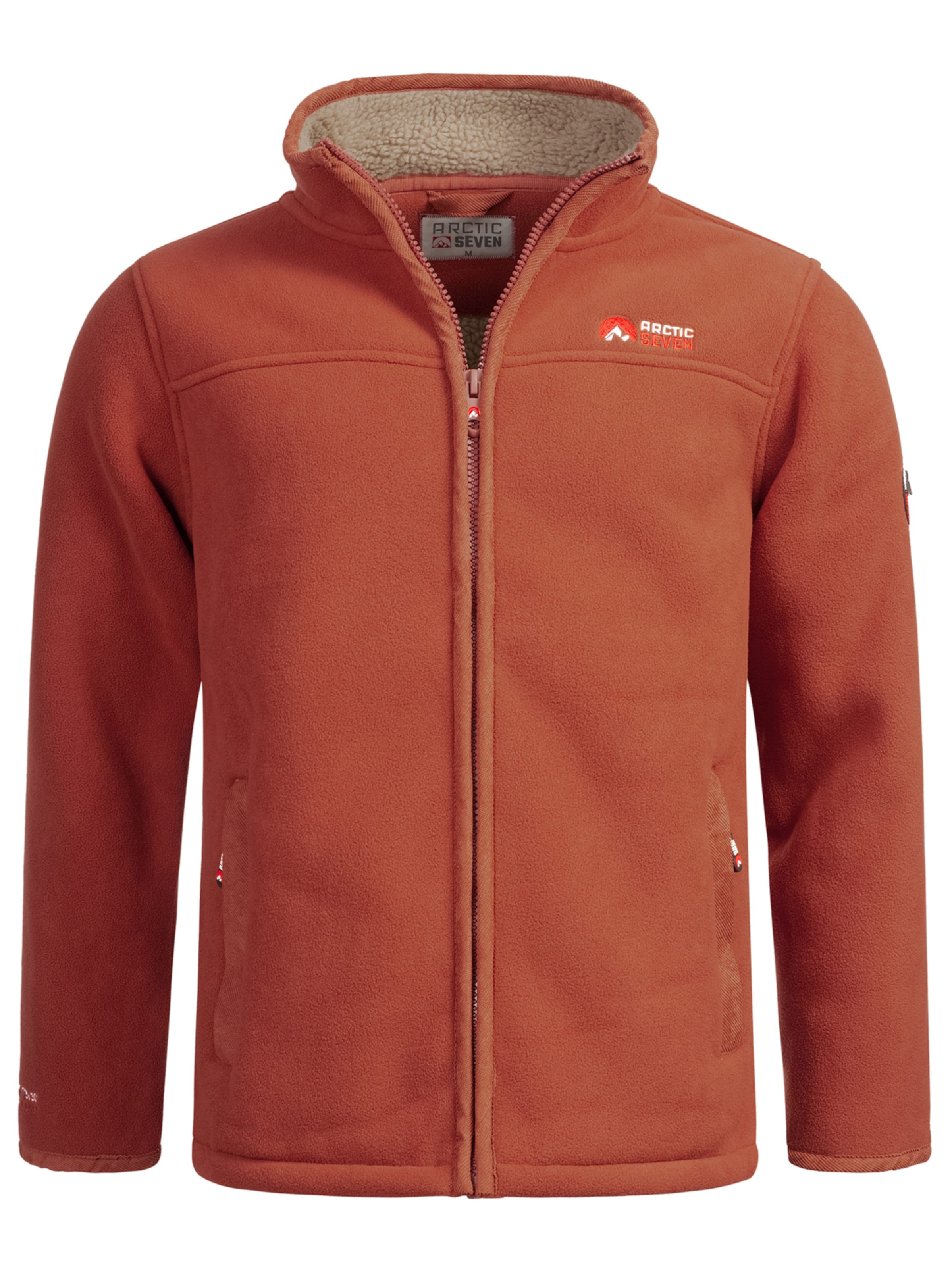 Arctic Seven Athletic fleece jacket 'Zeroo ' in Orange: front