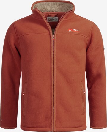 Veste en polaire fonctionnelle 'Zeroo ' Arctic Seven en orange : devant