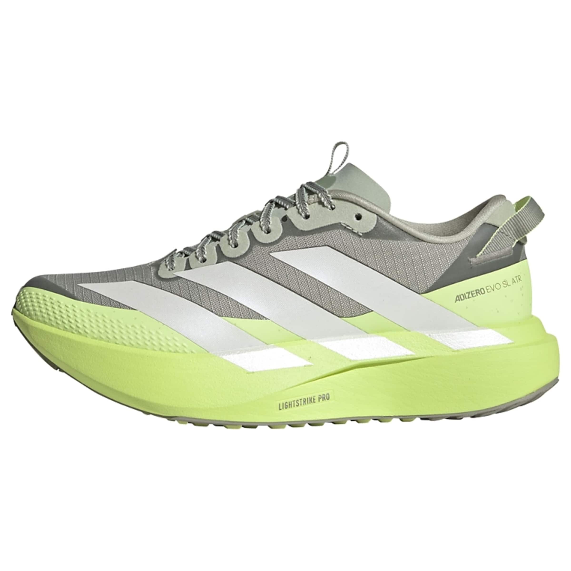ADIDAS PERFORMANCE Running Shoes 'Adizero Evo Sl' in 36 in Grey / Light green / Silver, Item view