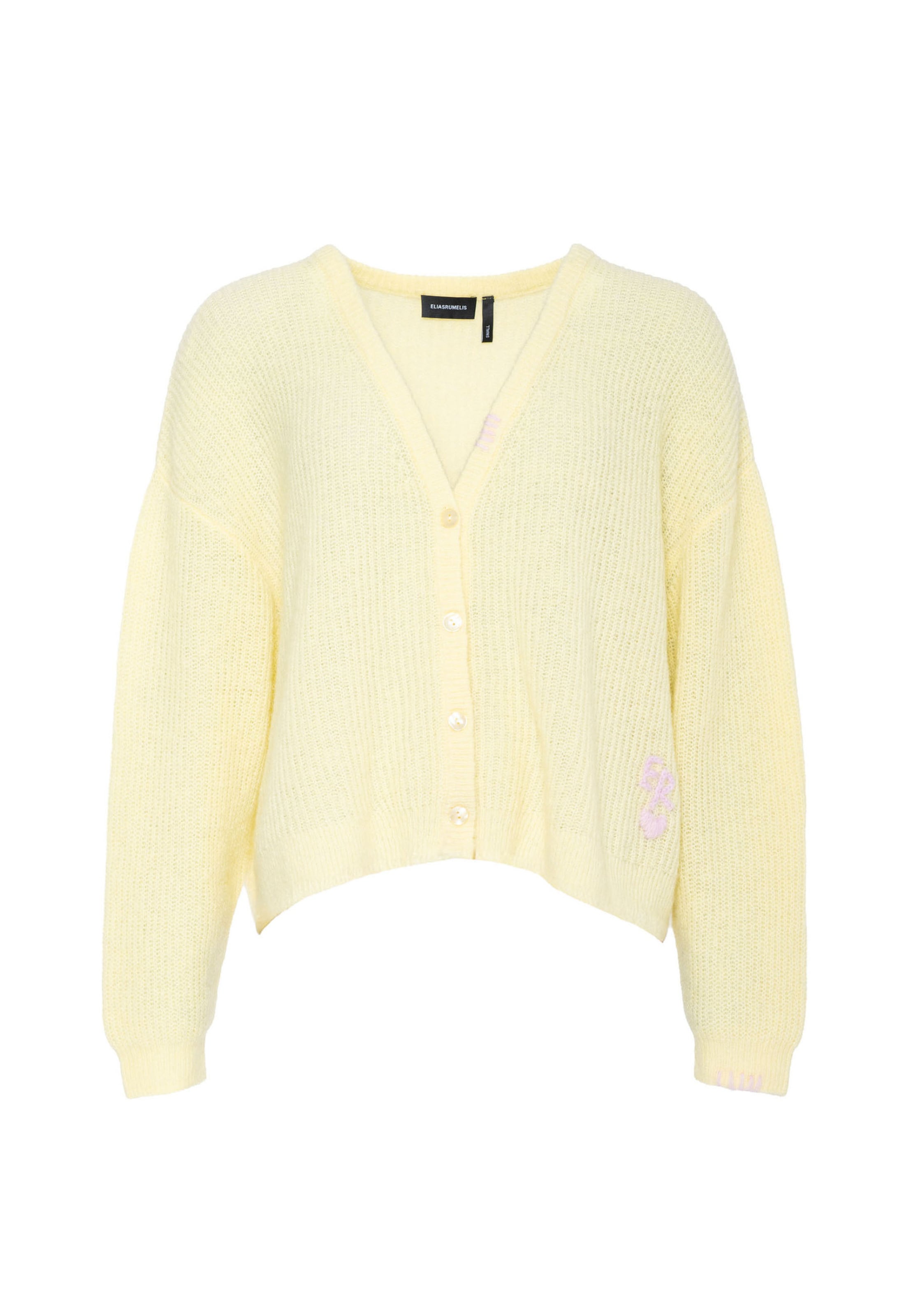Elias Rumelis - Casaco de malha 'Luella' em amarelo: frente