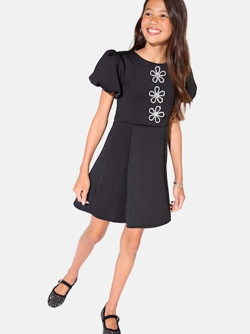 Lipsy Jurk 'Diamonte Flower' in Zwart: voorkant