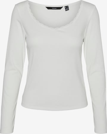 T-shirt 'GEMMA' VERO MODA en blanc : devant
