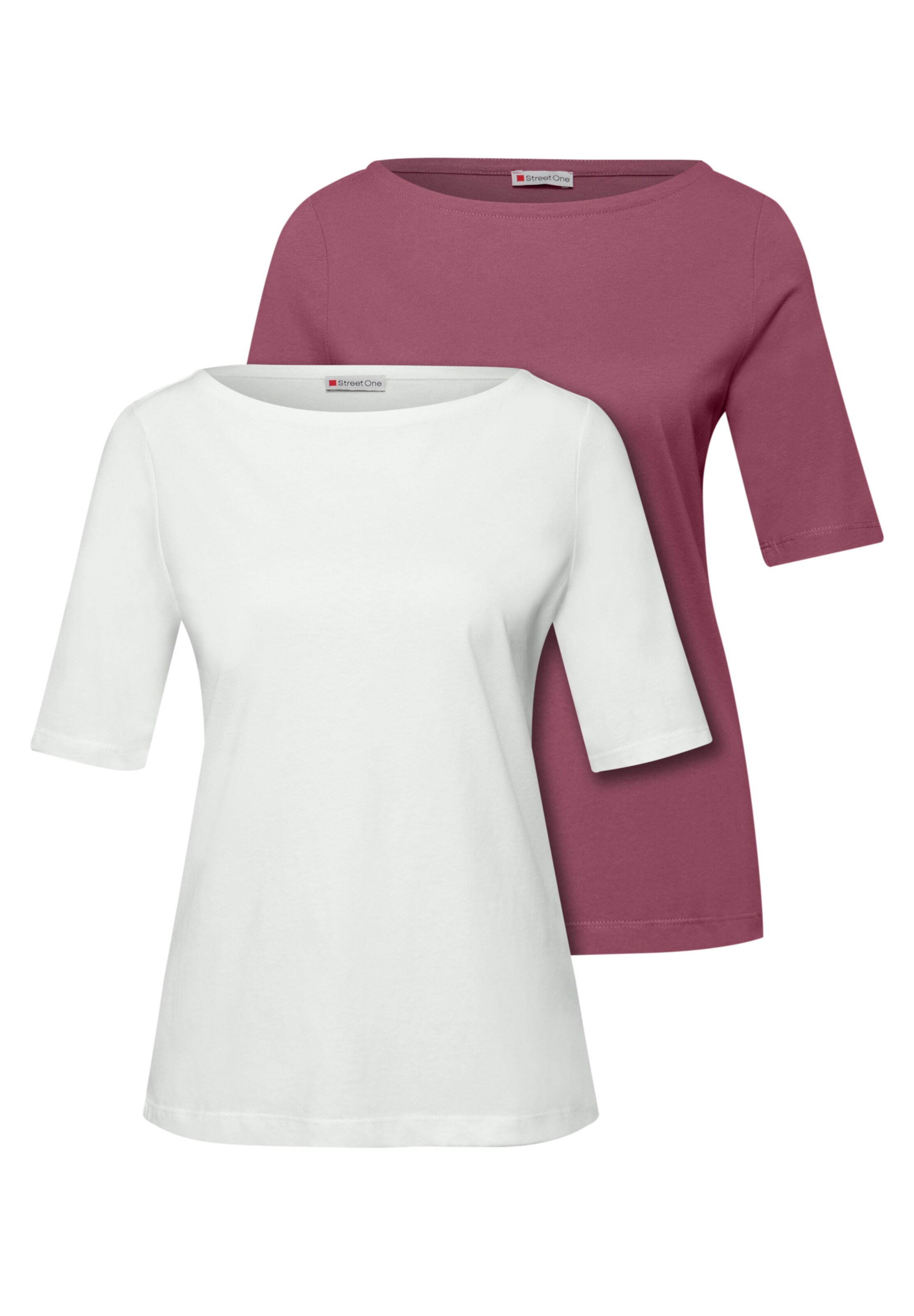 STREET ONE Shirt in Pink: front