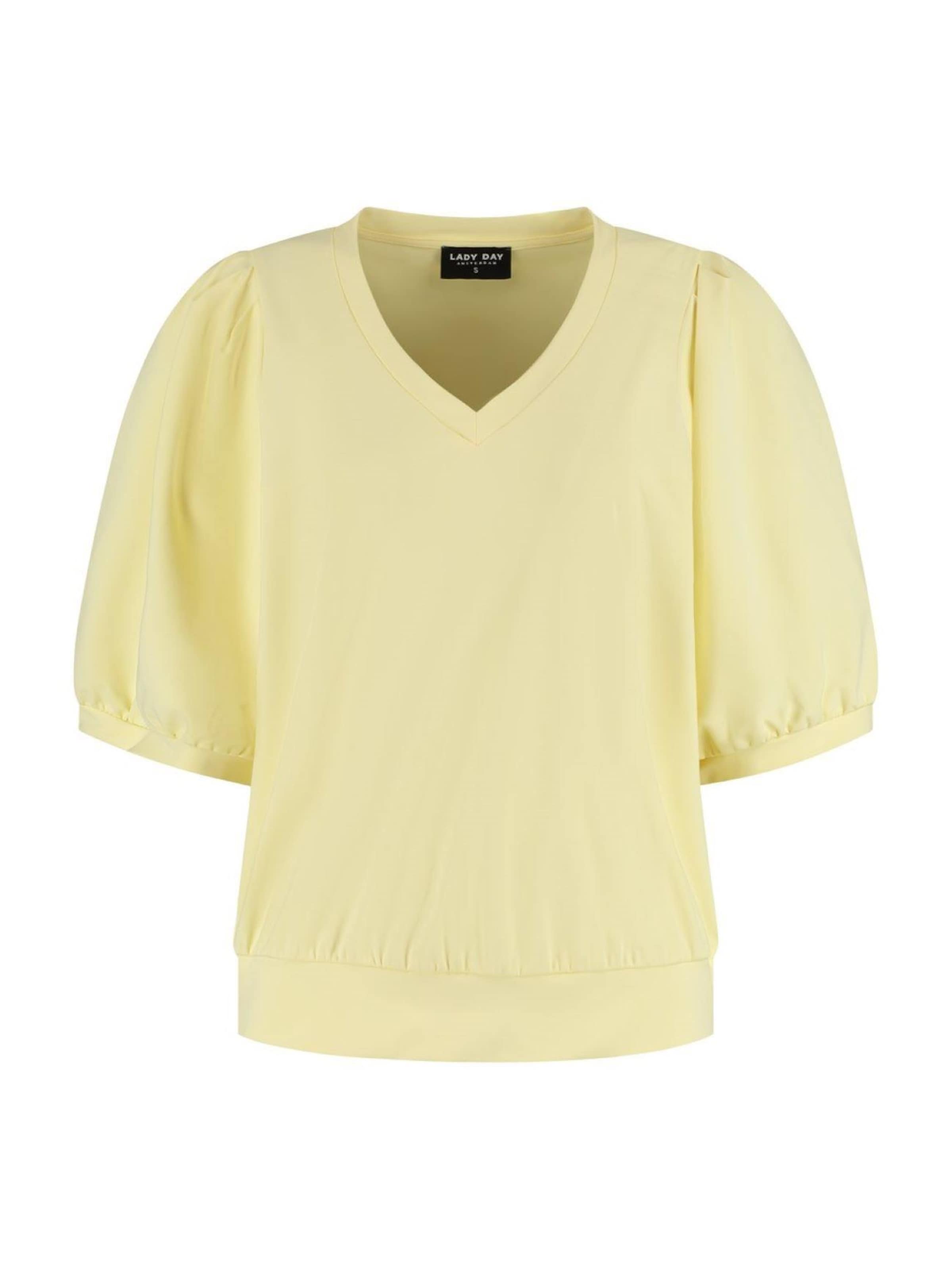 Lady Day Shirt 'Lady Day Amie-V yellow' in Yellow: front