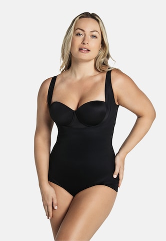 LEONISA Form-Body in Schwarz: Vorderseite