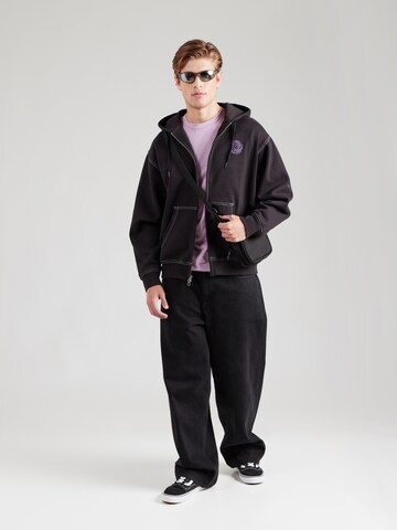 VANS Zip-Up Hoodie 'A GOOD PAIR' in Black