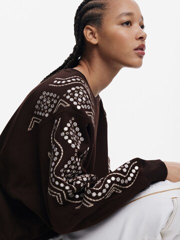 Felpa di Desigual in marrone