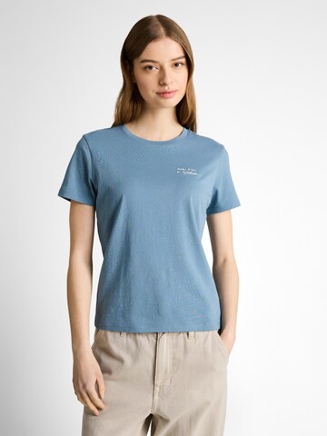 TOM TAILOR DENIM Koszulka w kolorze niebieski: przód