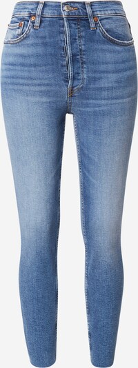 Jeans RE/DONE pe albastru denim, Vizualizare produs