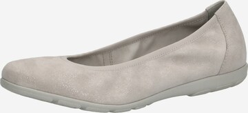CAPRICE Ballet Flats in Grey: front