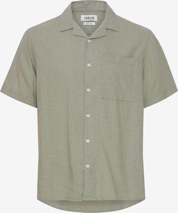 !Solid - Ajuste regular Camisa 'ALLAN' en verde: frente