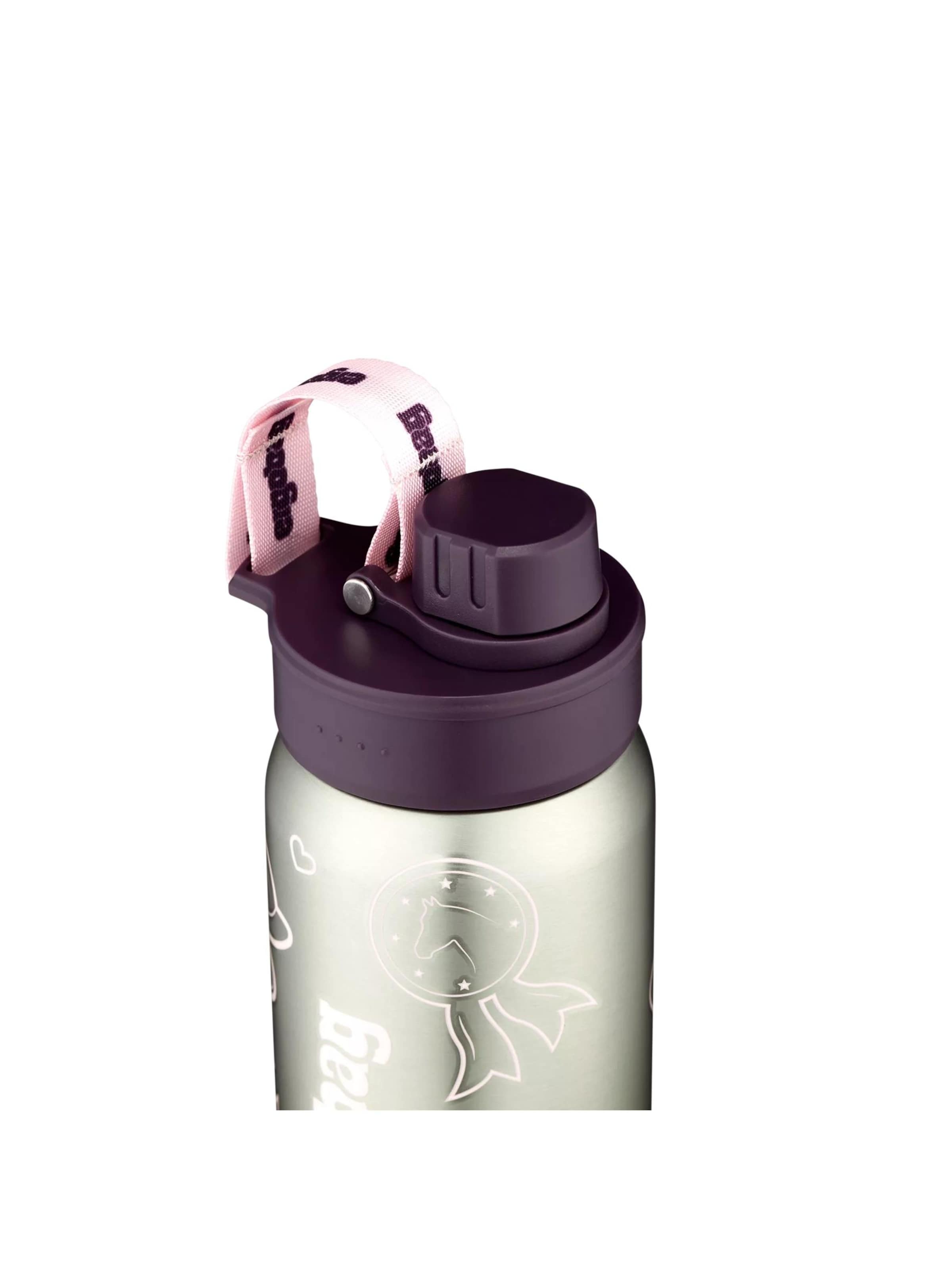 ergobag Drinking Bottle 'Trinkflasche Edelstahl Trinkflasche' in Purple