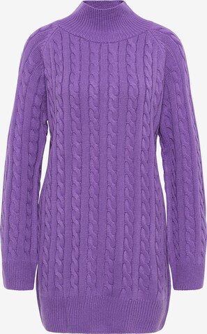 Pull-over MYMO en violet : devant