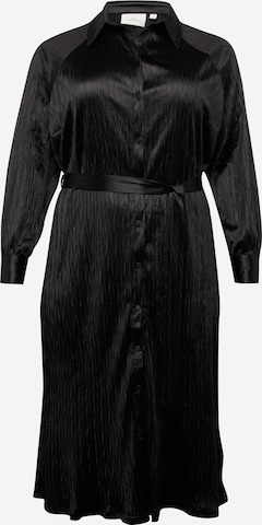 ONLY Carmakoma Shirt dress 'ELANORA' in Black: front