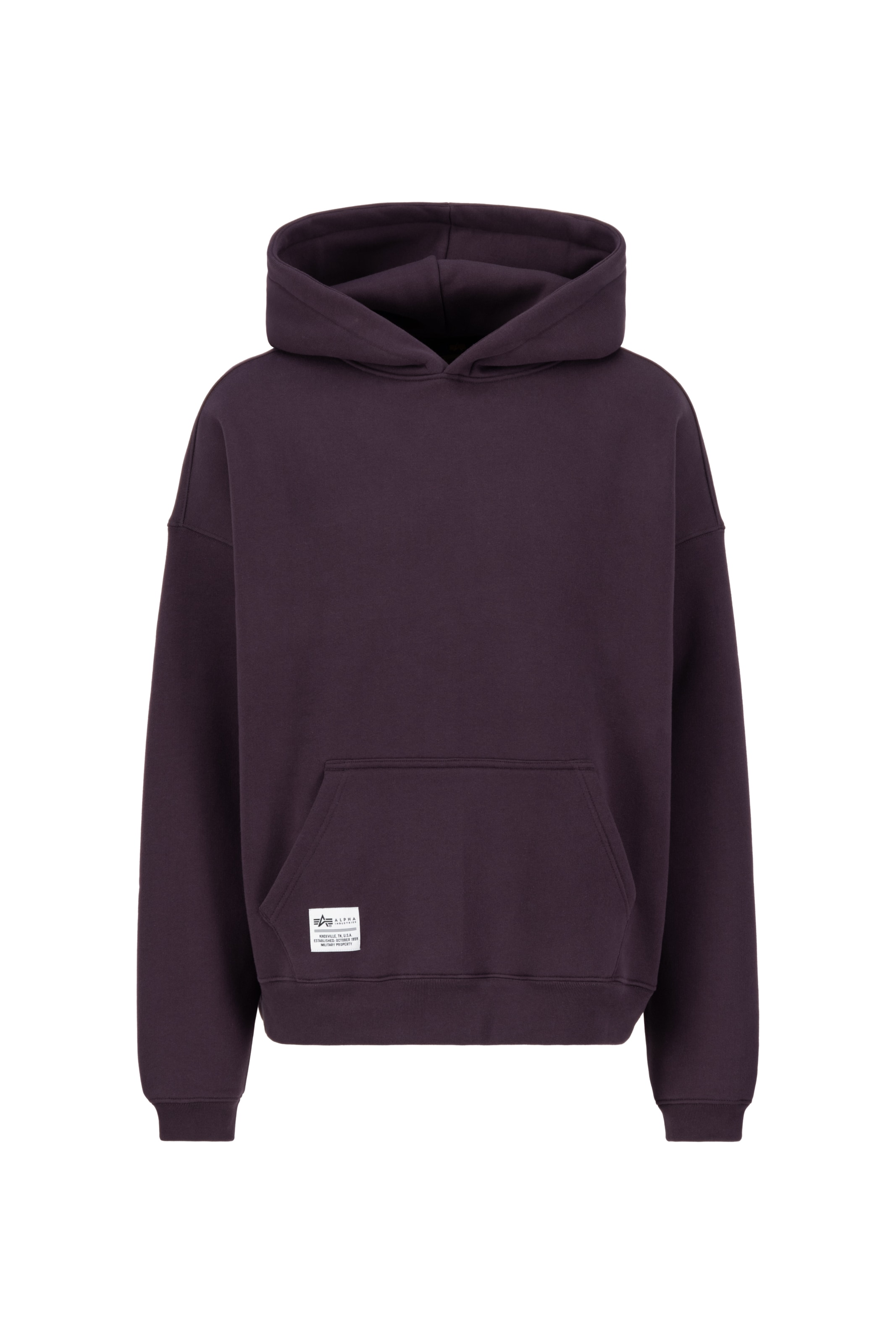 ALPHA INDUSTRIES Μπλούζα φούτερ σε λιλά: μπροστά