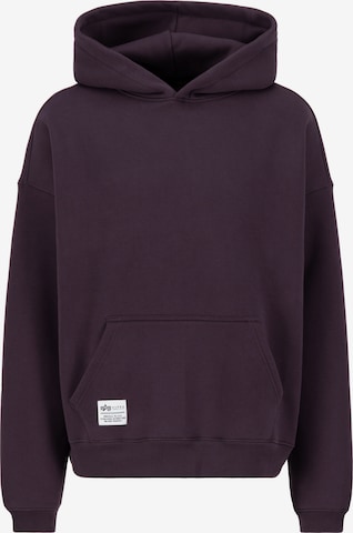 ALPHA INDUSTRIES Bluzka sportowa w kolorze fioletowy: przód