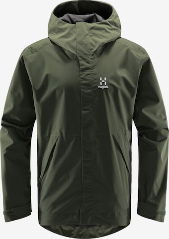 Haglöfs Outdoor jacket 'Tjärn' in Green: front