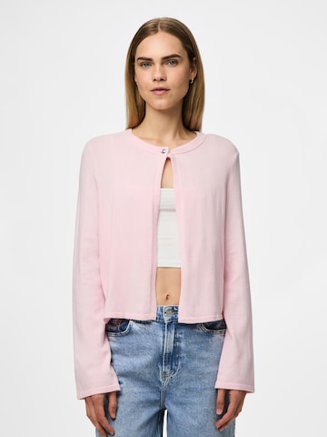 PIECES Knit cardigan 'PCOrina' in Pink: front