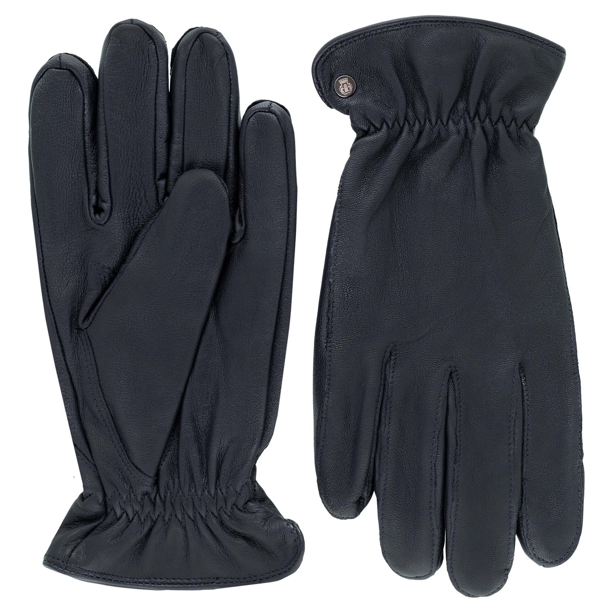 Roeckl Lederhandschuhe 'DETROIT' in Blau: Vorderseite