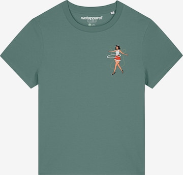 Watapparel Shirt 'Hula Hoop' in Grün: Vorderseite