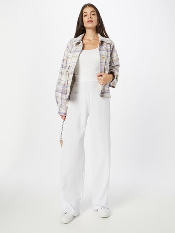 Wide leg Pantaloni de la Public Desire pe alb