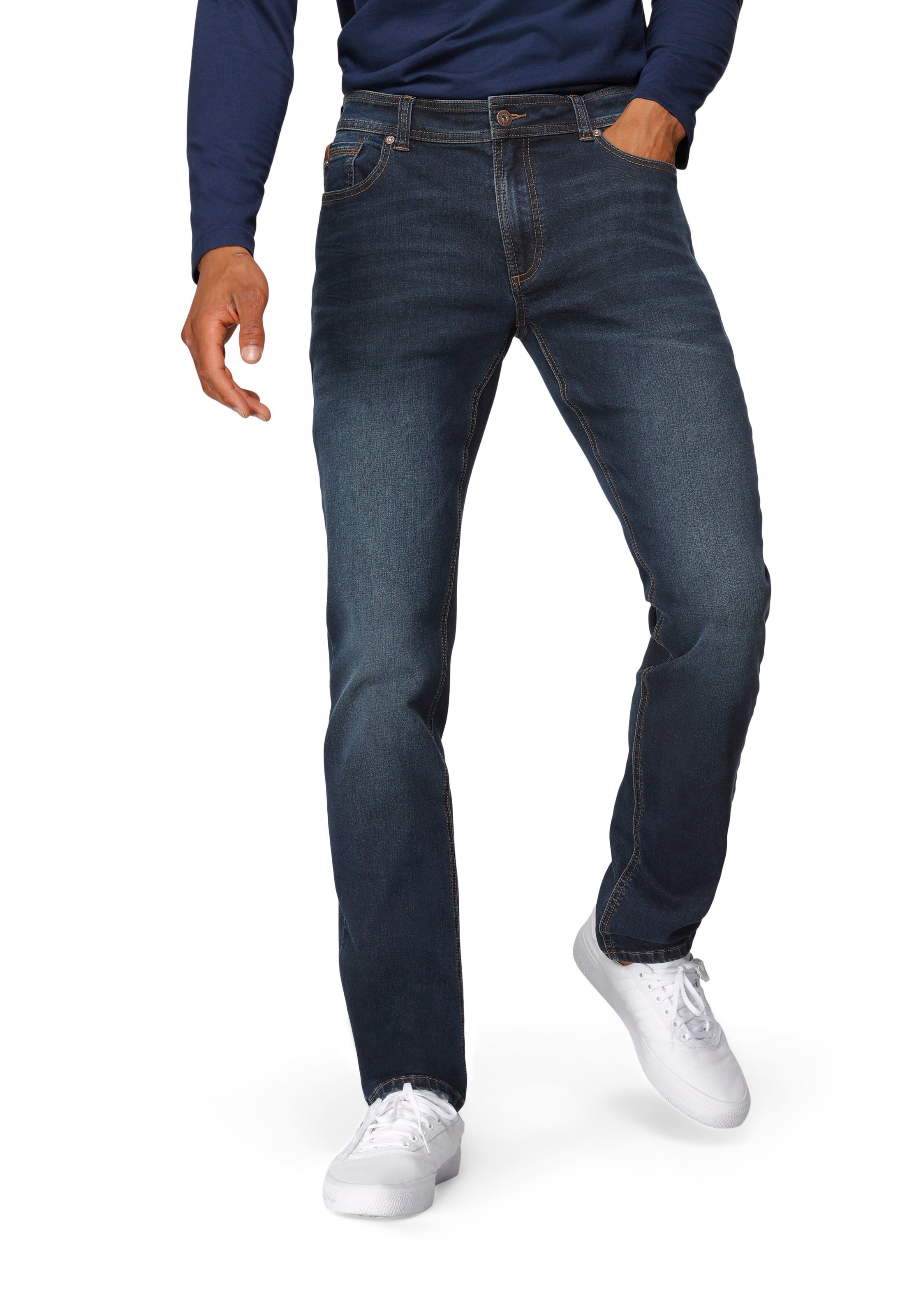 Bruno Banani Slim fit Jeans in Blue: front