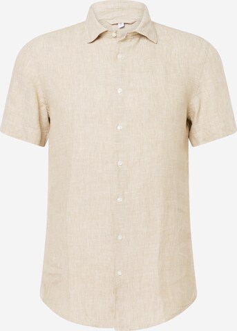 Coupe regular Chemise SEIDENSTICKER en beige : devant