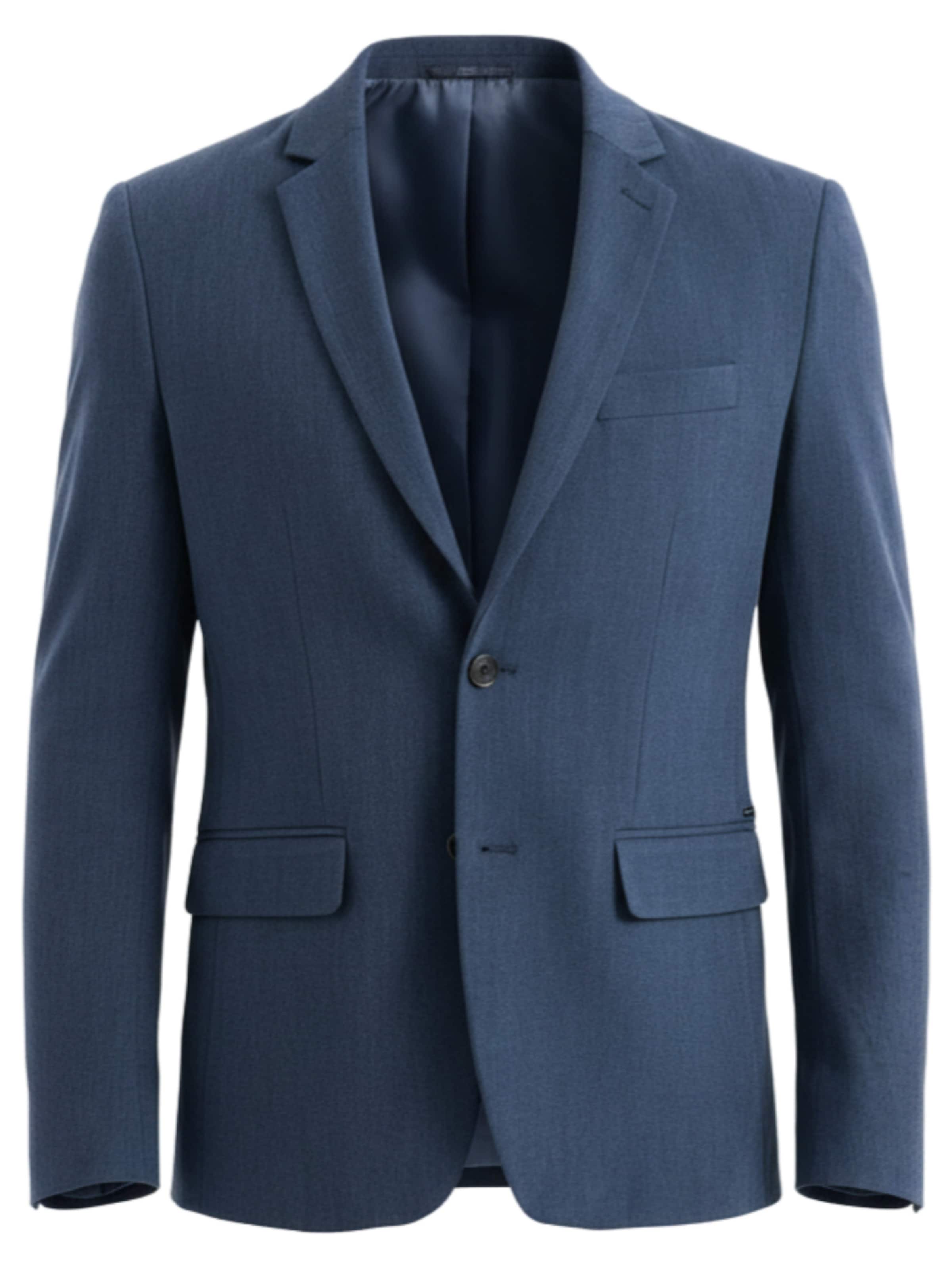 Ombre Regular fit Business blazer 'OM-BLZB-0135' in Blue: front