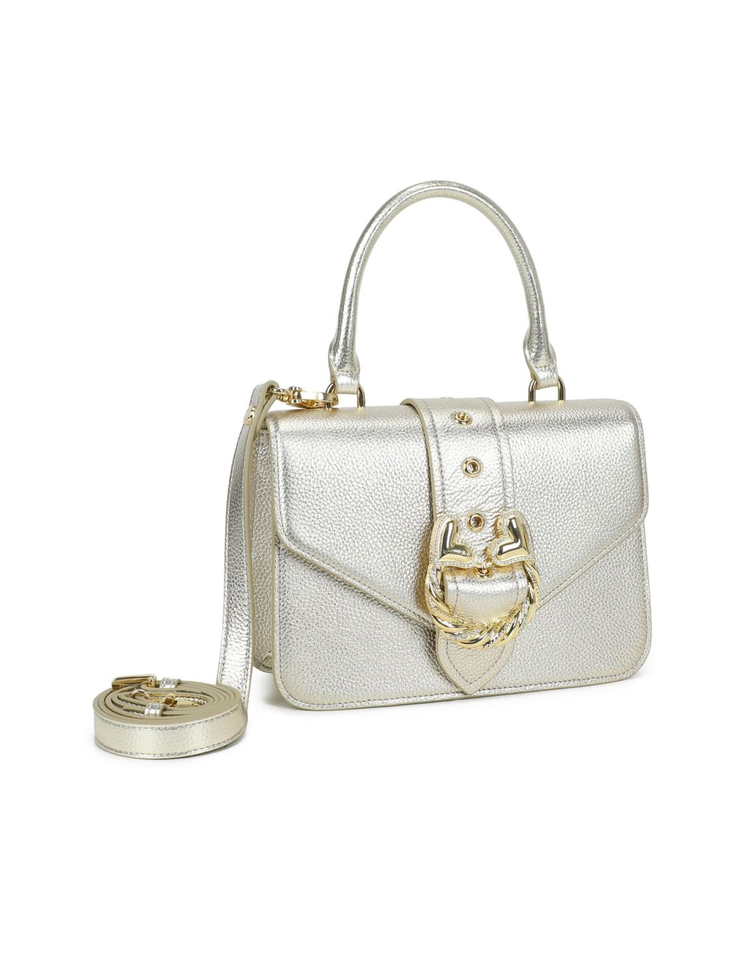 Borsa a mano 'Baroque' di Braccialini in argento