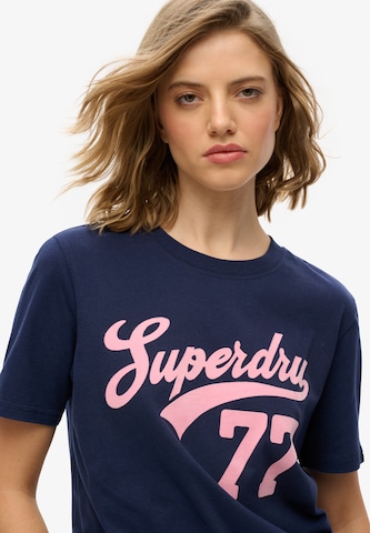 T-shirt 'Super 77' Superdry en bleu