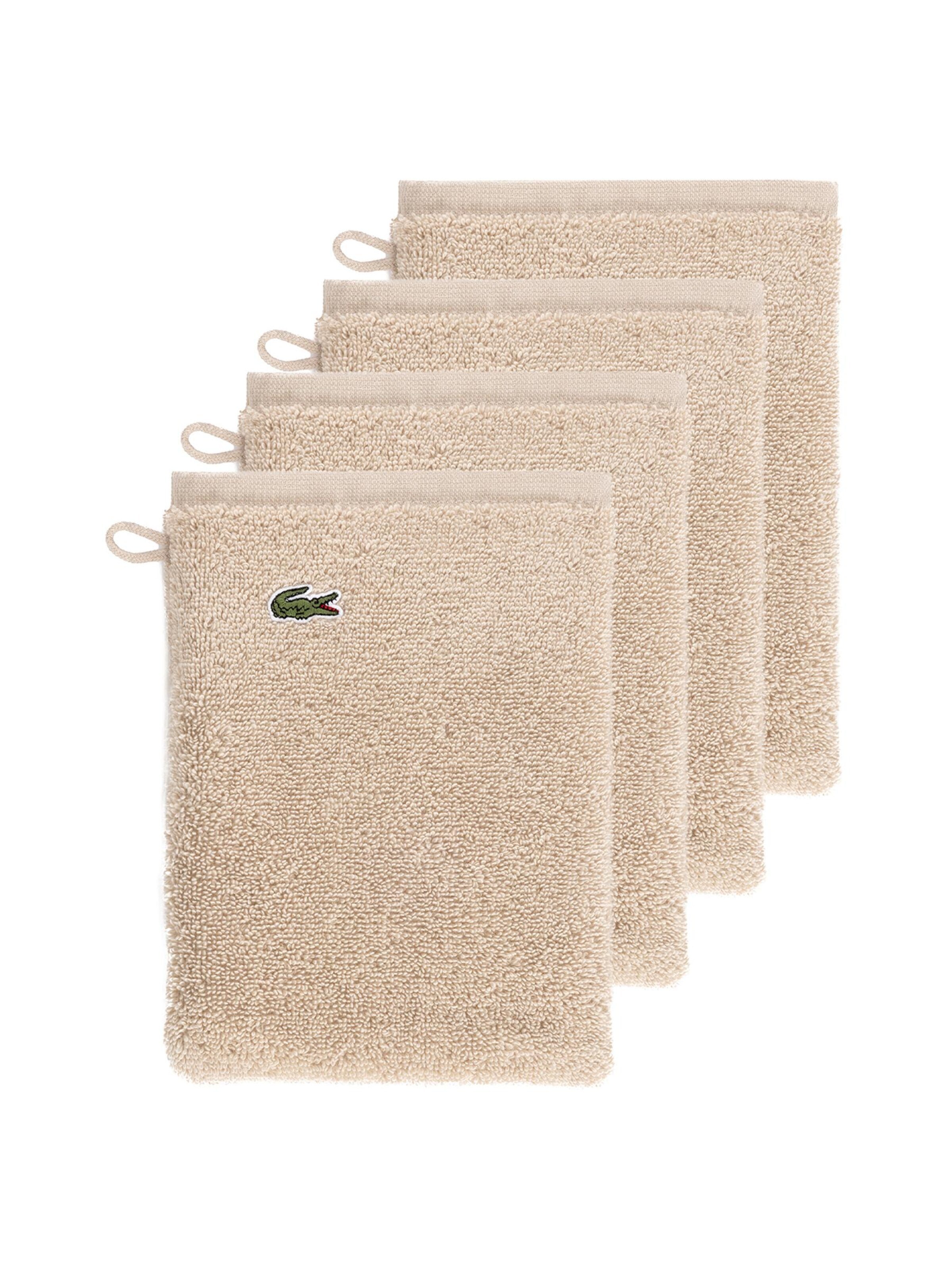 LACOSTE Handtuch 'LLECROCO'‌‌‌‌‌ in Braun: Vorderseite