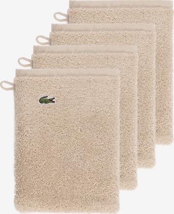 LACOSTE Handtuch 'LLECROCO' in Braun: Vorderseite