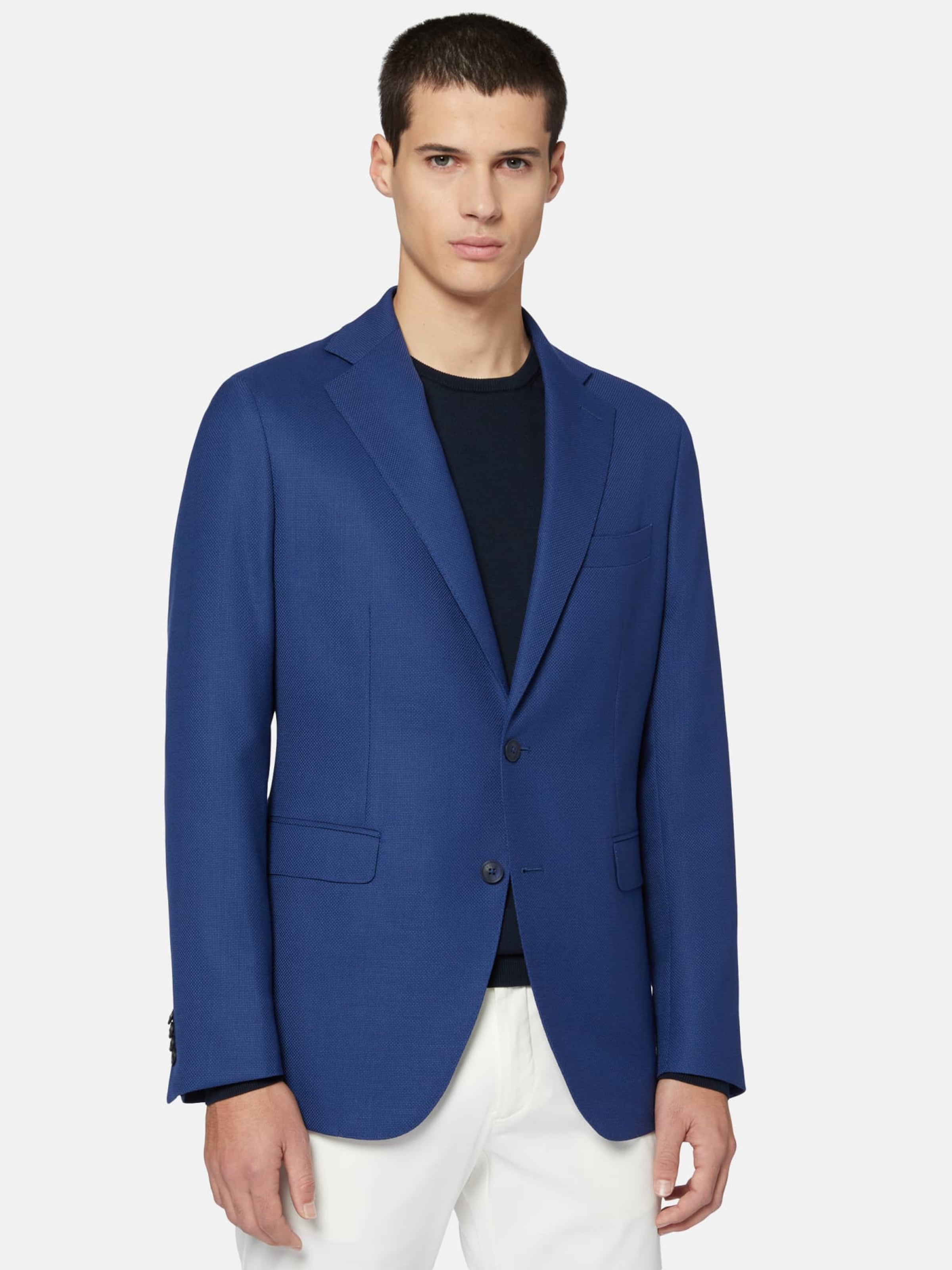 Boggi Milano Regular fit Blazer in Royal Blue ABOUT YOU