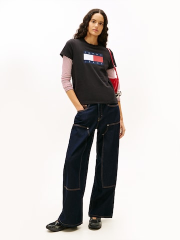 Tommy Jeans Μπλουζάκι σε μαύρο