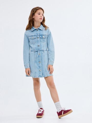 MANGO KIDS Obleka 'MARTA' | modra barva: sprednja stran