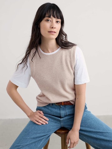 Seasalt Cornwall Trui 'East View' in Beige: voorkant