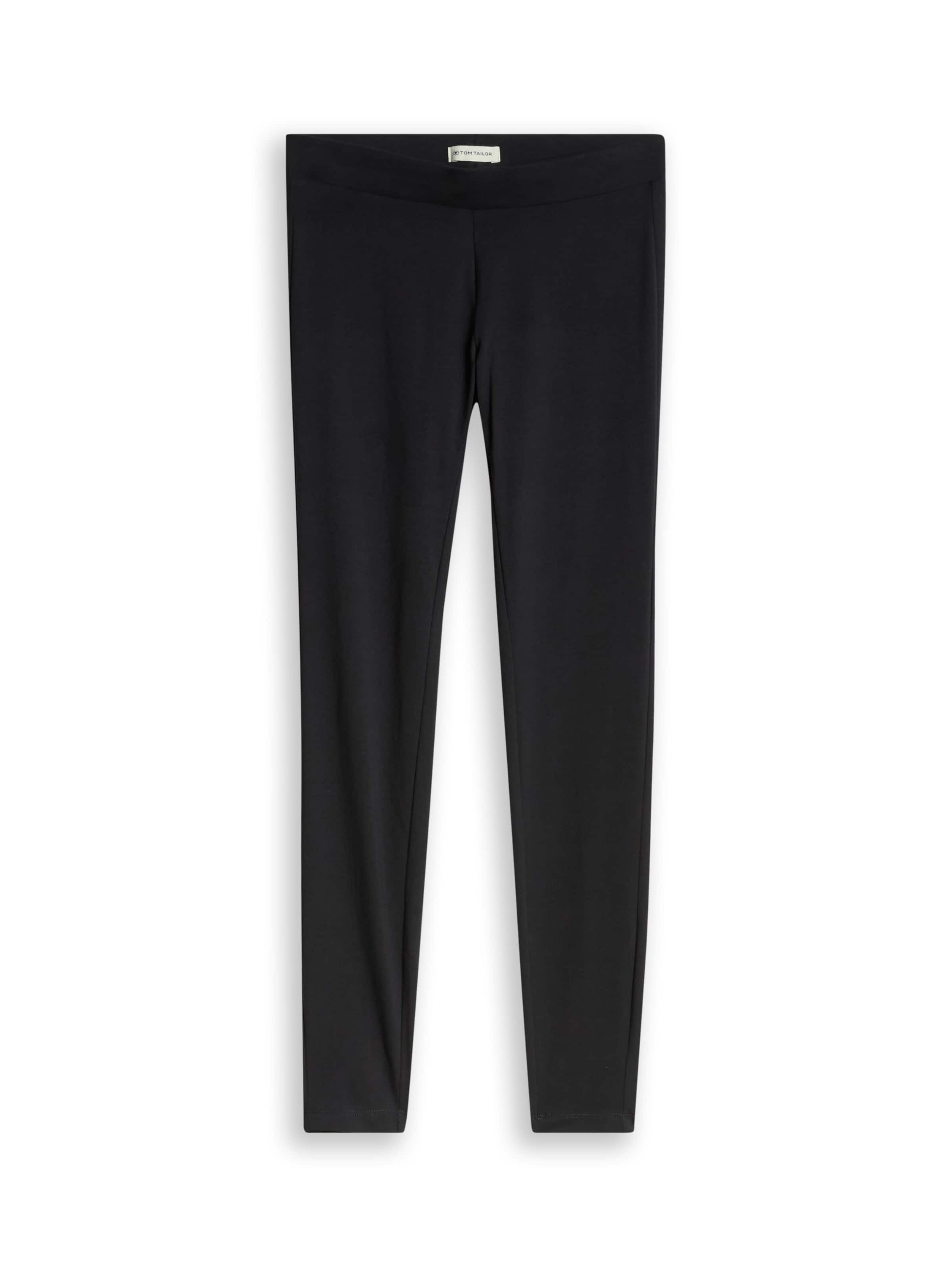 TOM TAILORSkinny Tajice - crna boja: prednji dio