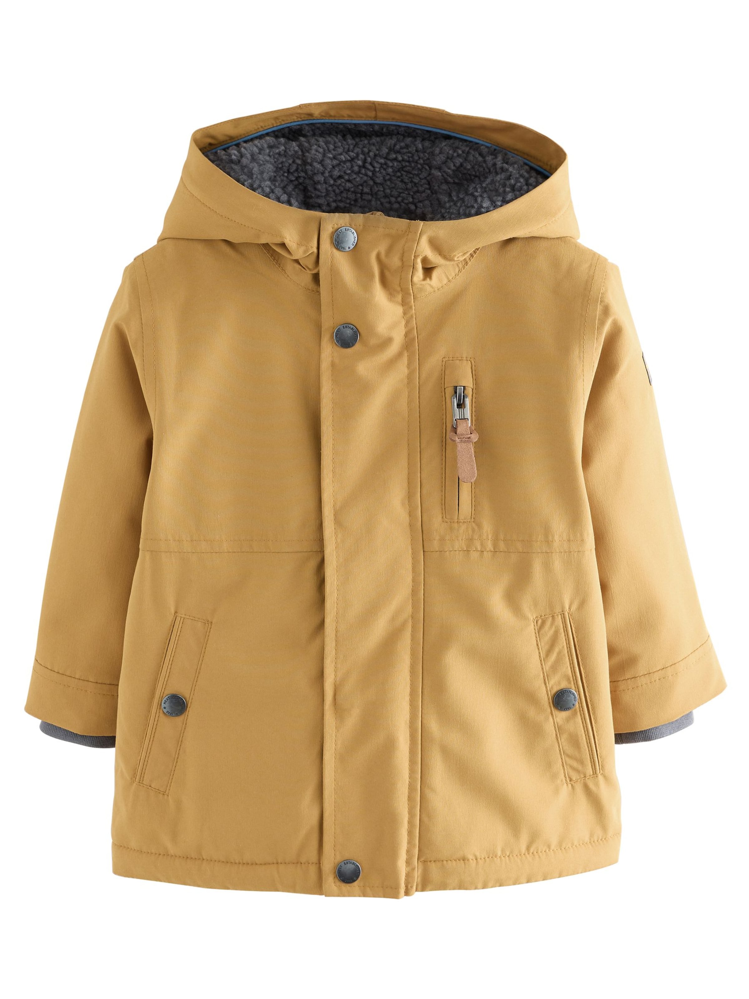 Giacca funzionale di Next in giallo: frontale