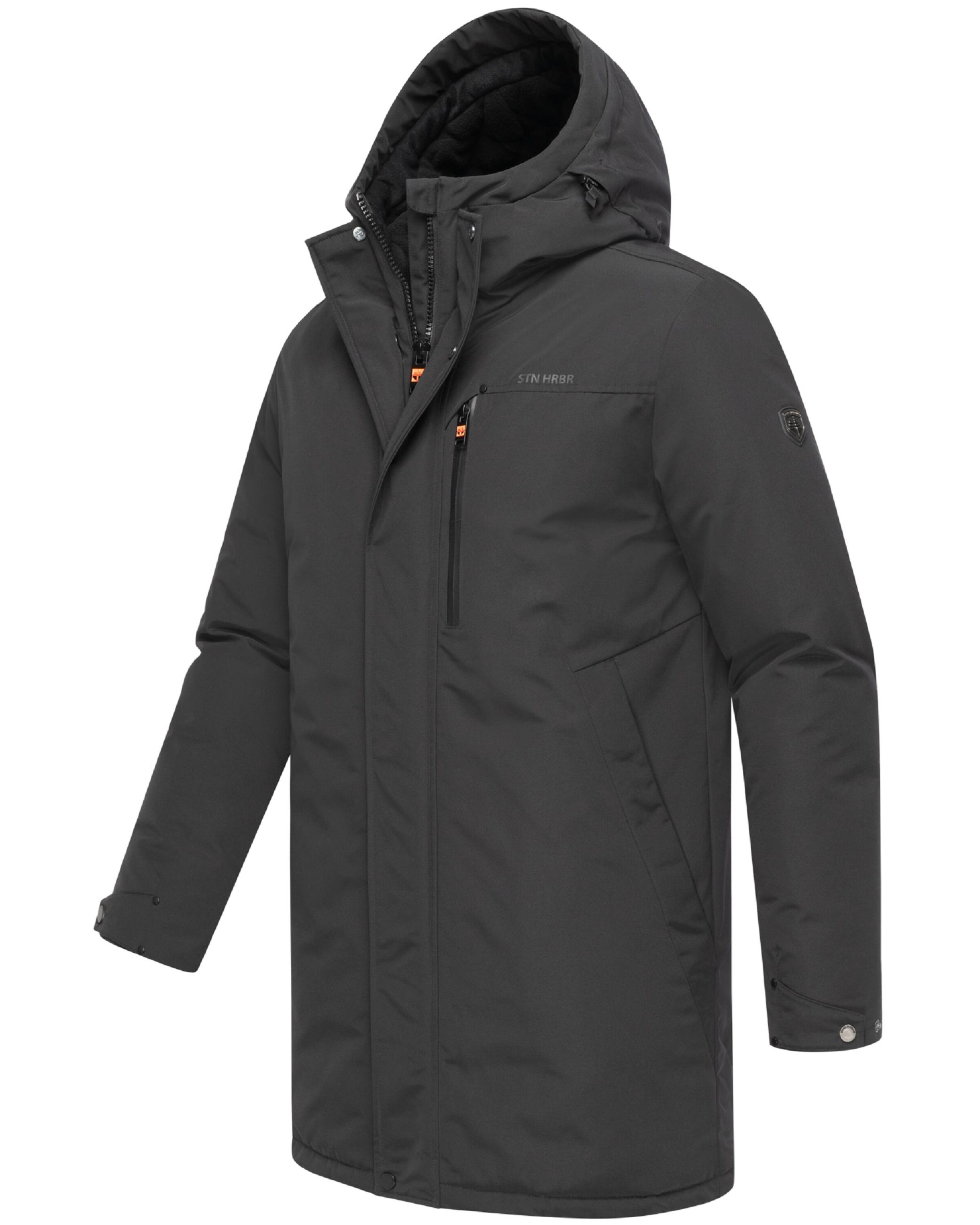 STONE HARBOUR Winter Coat 'Phinoo XX' in Black