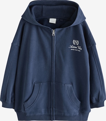 Veste de survêtement Next en bleu : devant