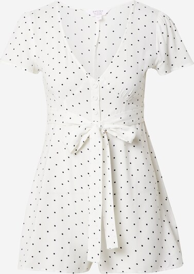 Miss Selfridge (Petite) Combinaison 'MONO' en noir / blanc, Vue avec produit
