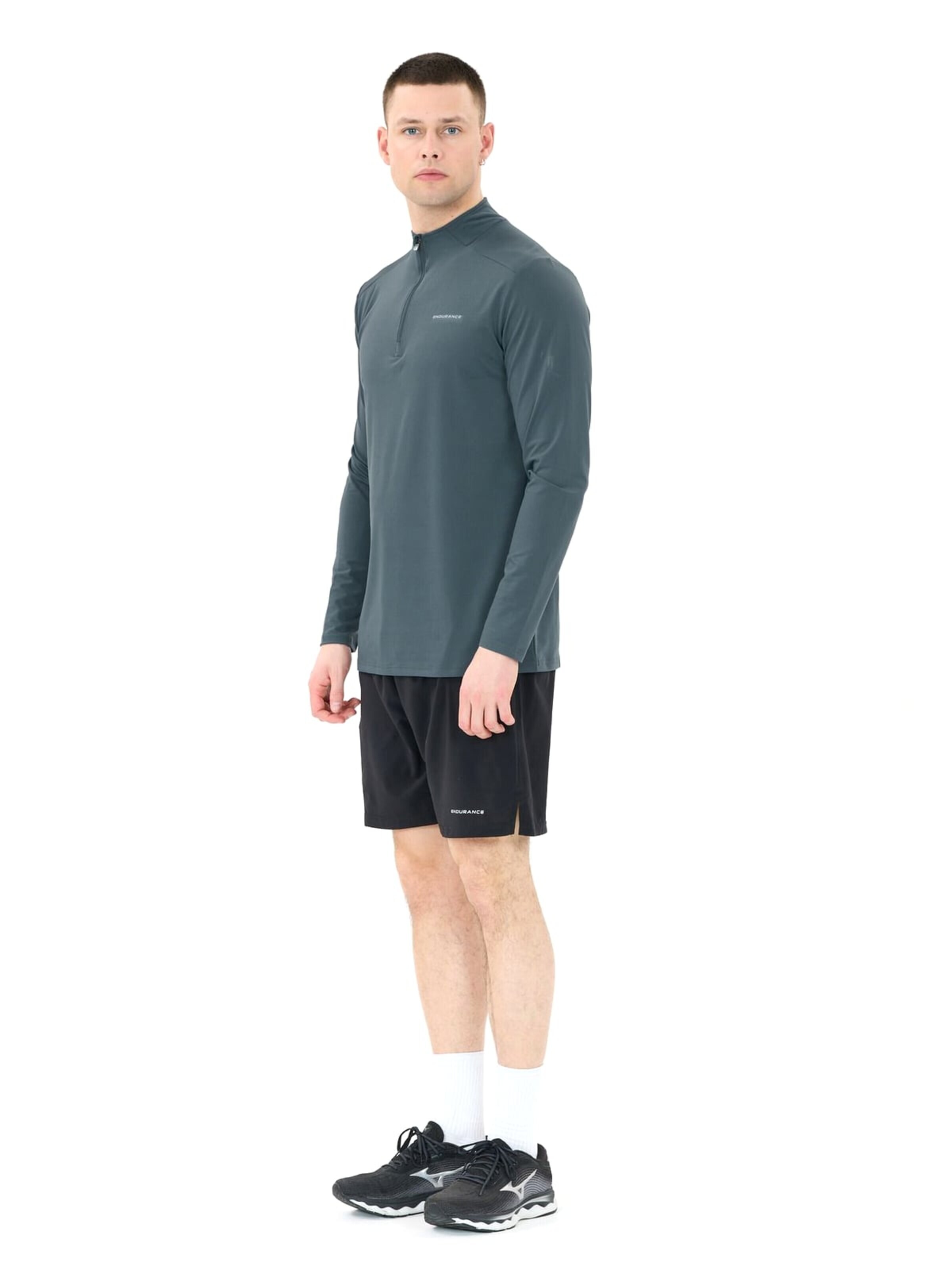 Pull-over 'Armin M Midlayer' ENDURANCE en vert