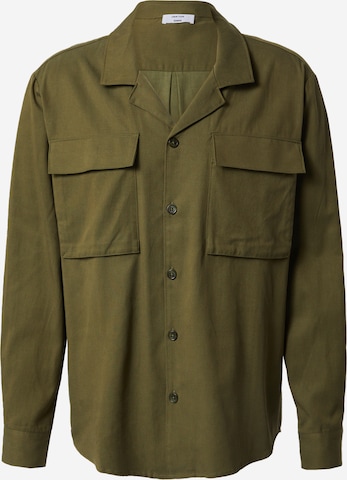 Comfort fit Camicia 'Jordan' di DAN FOX APPAREL in verde: frontale