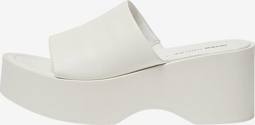 Pull&Bear Pantolette in Weiß